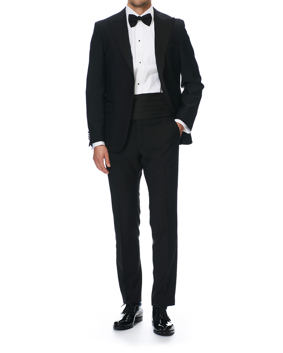 Uomini | Blazers | Oscar Jacobson | Frampton Tuxedo Jacket Black