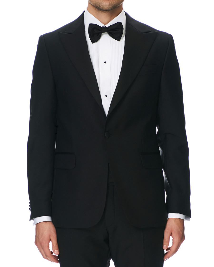 Uomini | Blazers | Oscar Jacobson | Frampton Tuxedo Jacket Black