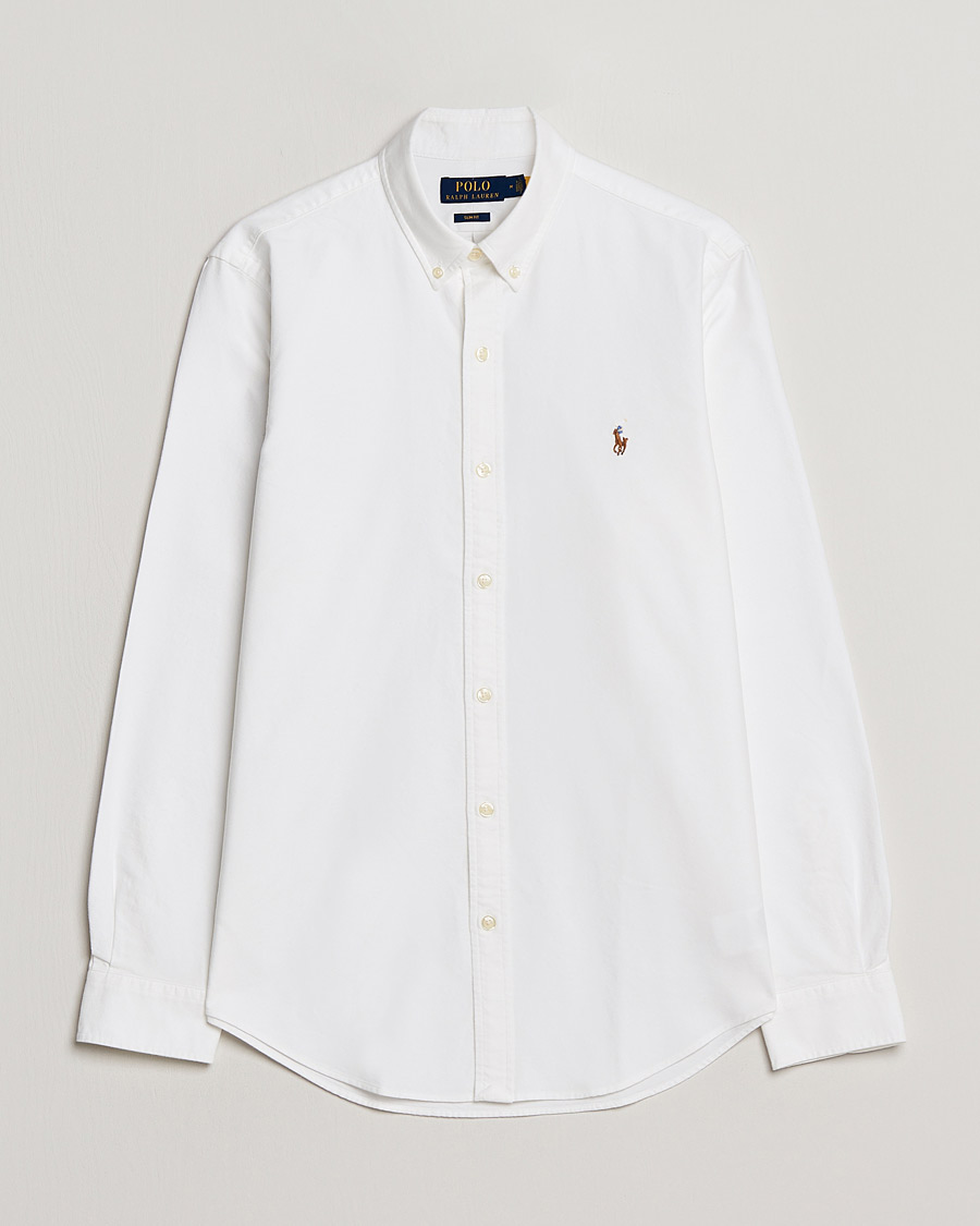 Uomini | Camicie | Polo Ralph Lauren | Slim Fit Shirt Oxford White