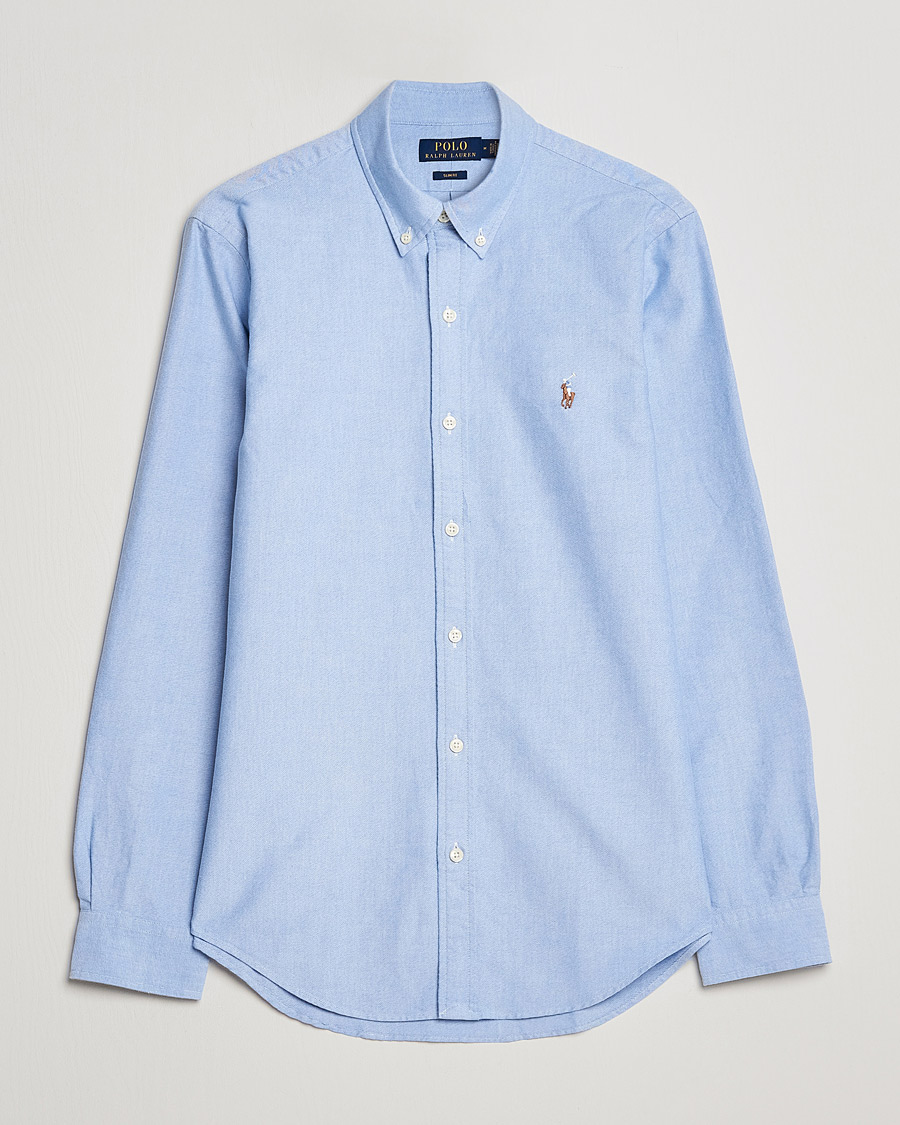 Uomini | Camicie | Polo Ralph Lauren | Slim Fit Shirt Oxford Blue