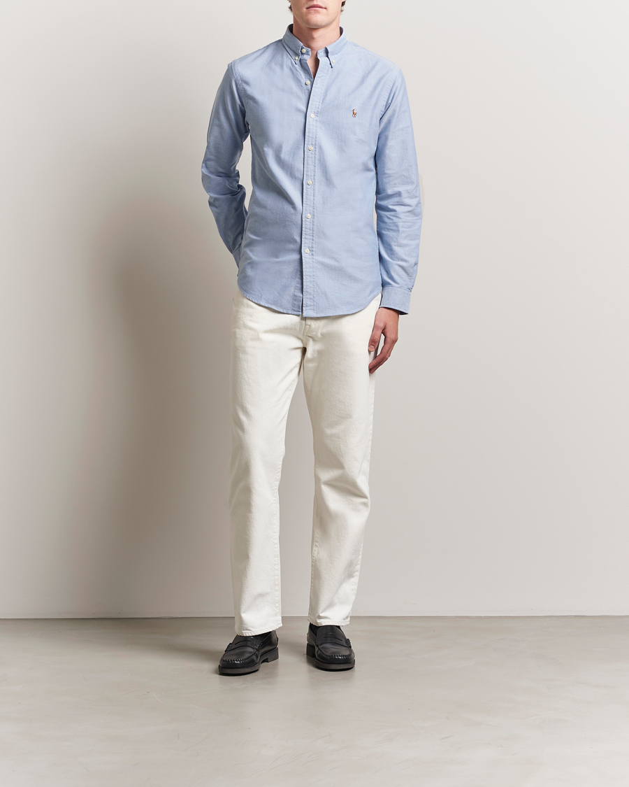 Uomini | Camicie | Polo Ralph Lauren | Slim Fit Shirt Oxford Blue