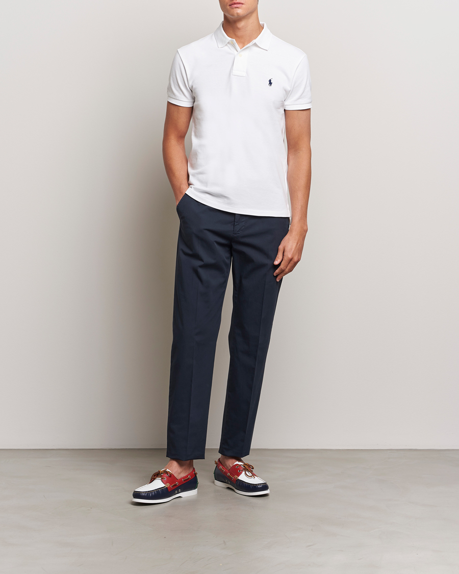 Uomini | Polo | Polo Ralph Lauren | Slim Fit Polo White