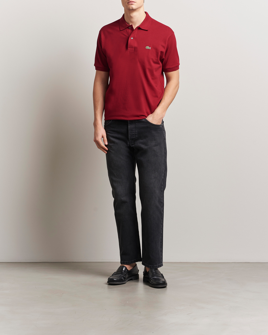Uomini | Polo | Lacoste | Original Polo Piké Bordeaux