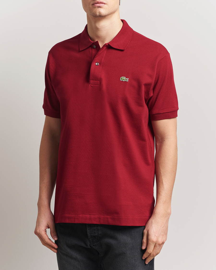 Uomini | Polo | Lacoste | Original Polo Piké Bordeaux