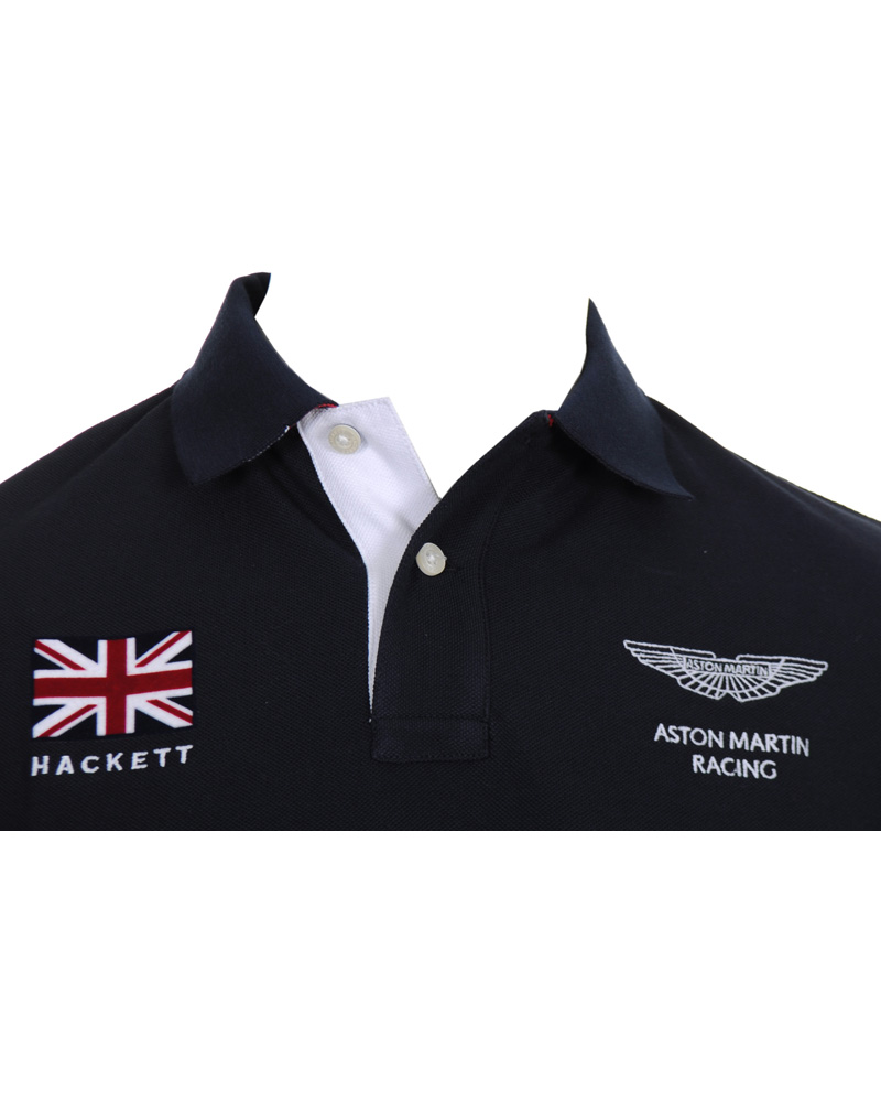 Uomini | Polo | Hackett | Aston Martin Racing Polo Piké Navy
