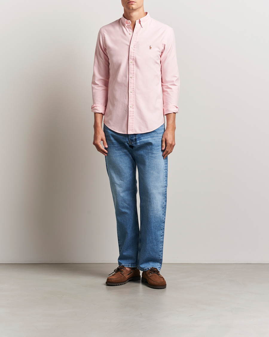 Uomini | Camicie | Polo Ralph Lauren | Slim Fit Shirt Oxford Pink