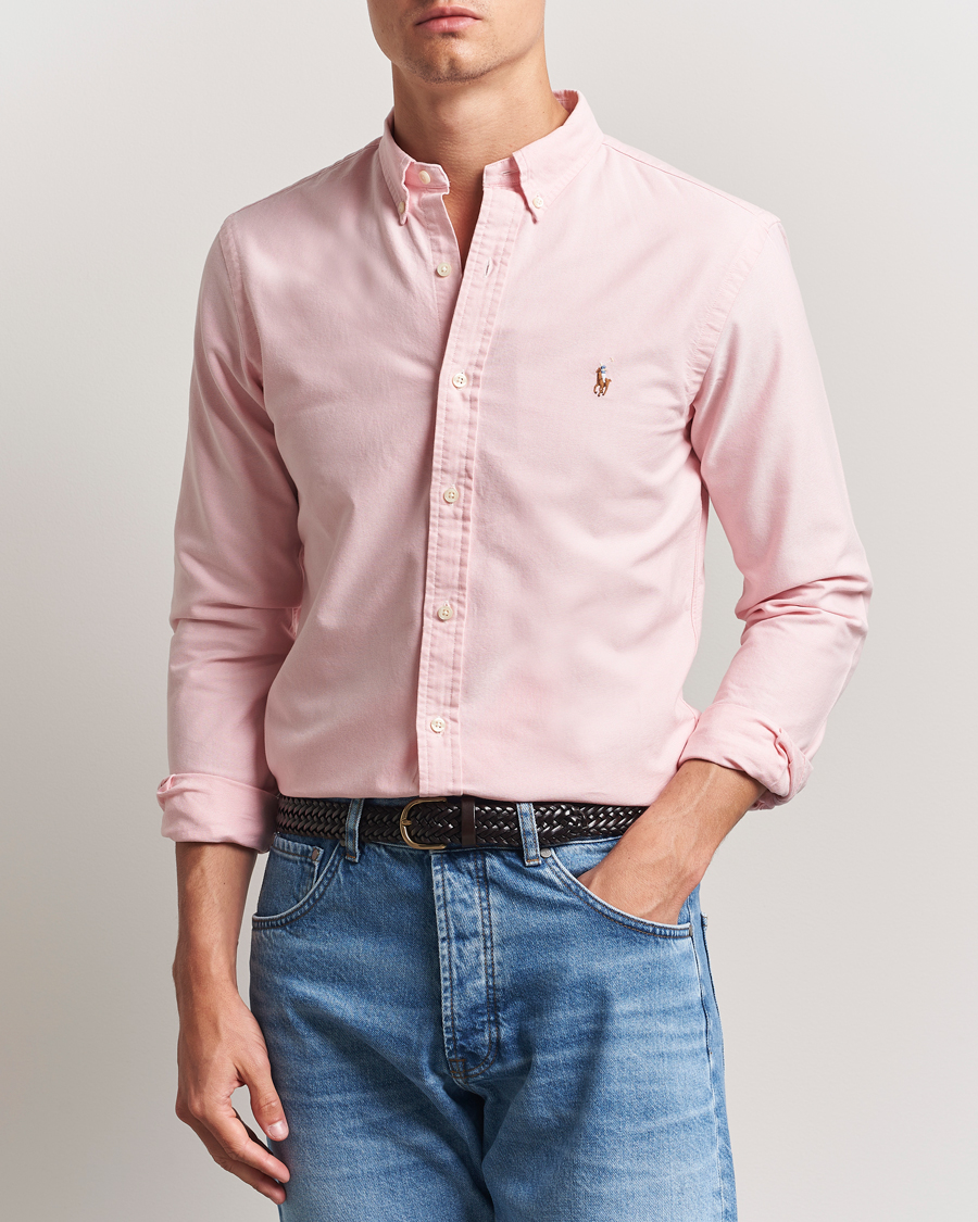 Uomini | Camicie | Polo Ralph Lauren | Slim Fit Shirt Oxford Pink