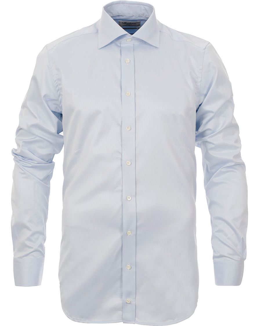 Uomini | Camicie | Stenströms | Slimline Shirt Light Blue