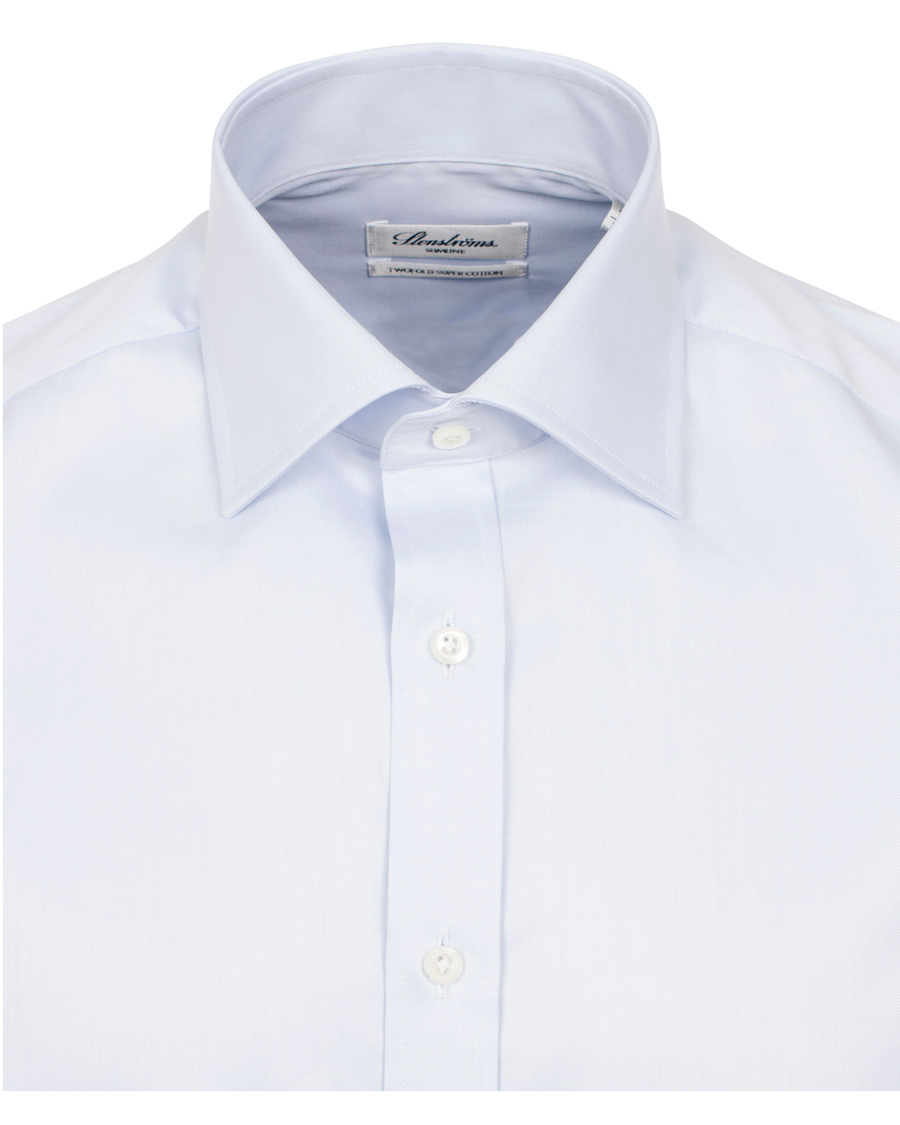 Uomini | Camicie | Stenströms | Slimline Shirt Light Blue