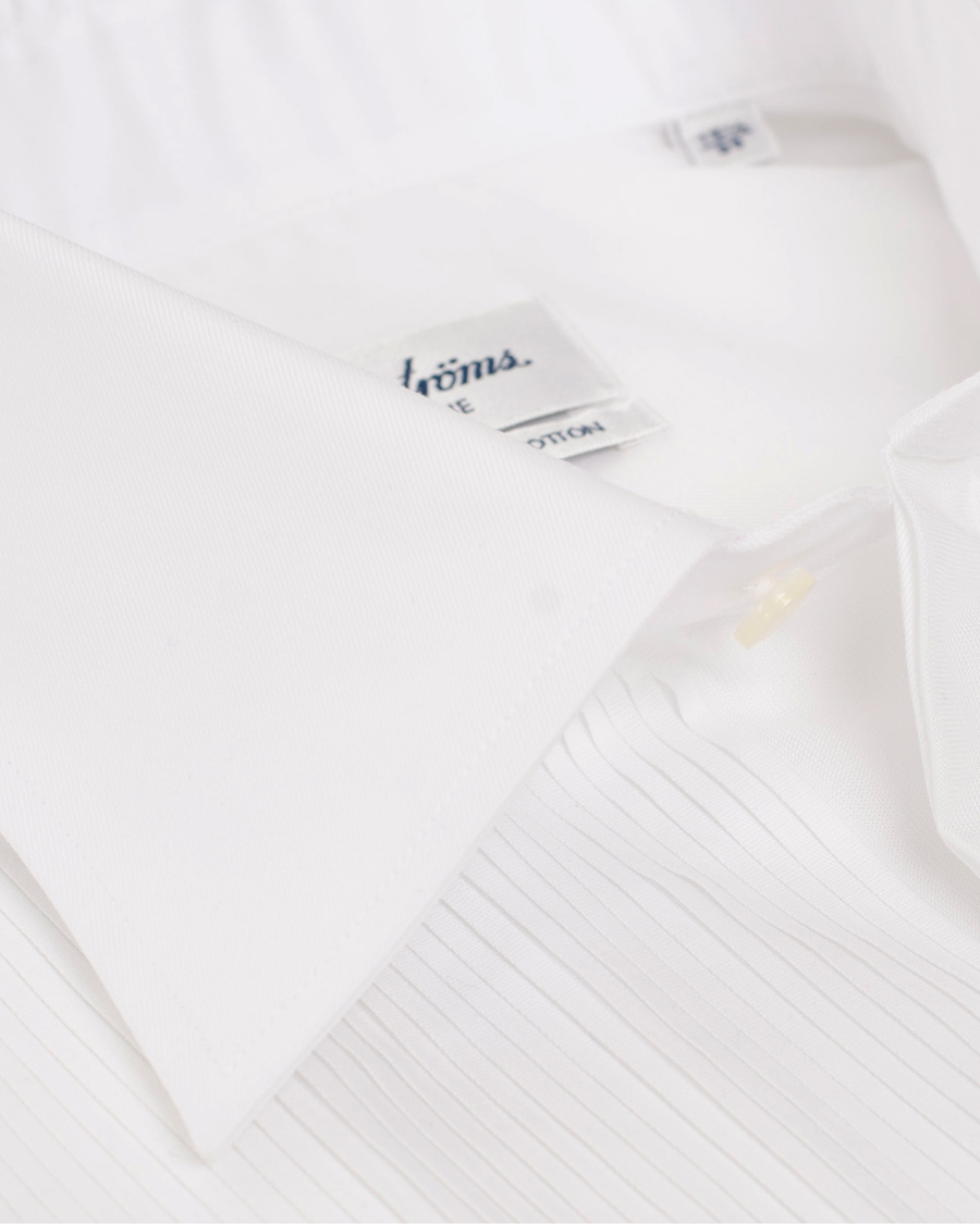 Uomini | Camicie | Stenströms | Slimline Tuxedo Shirt White 43 - XL