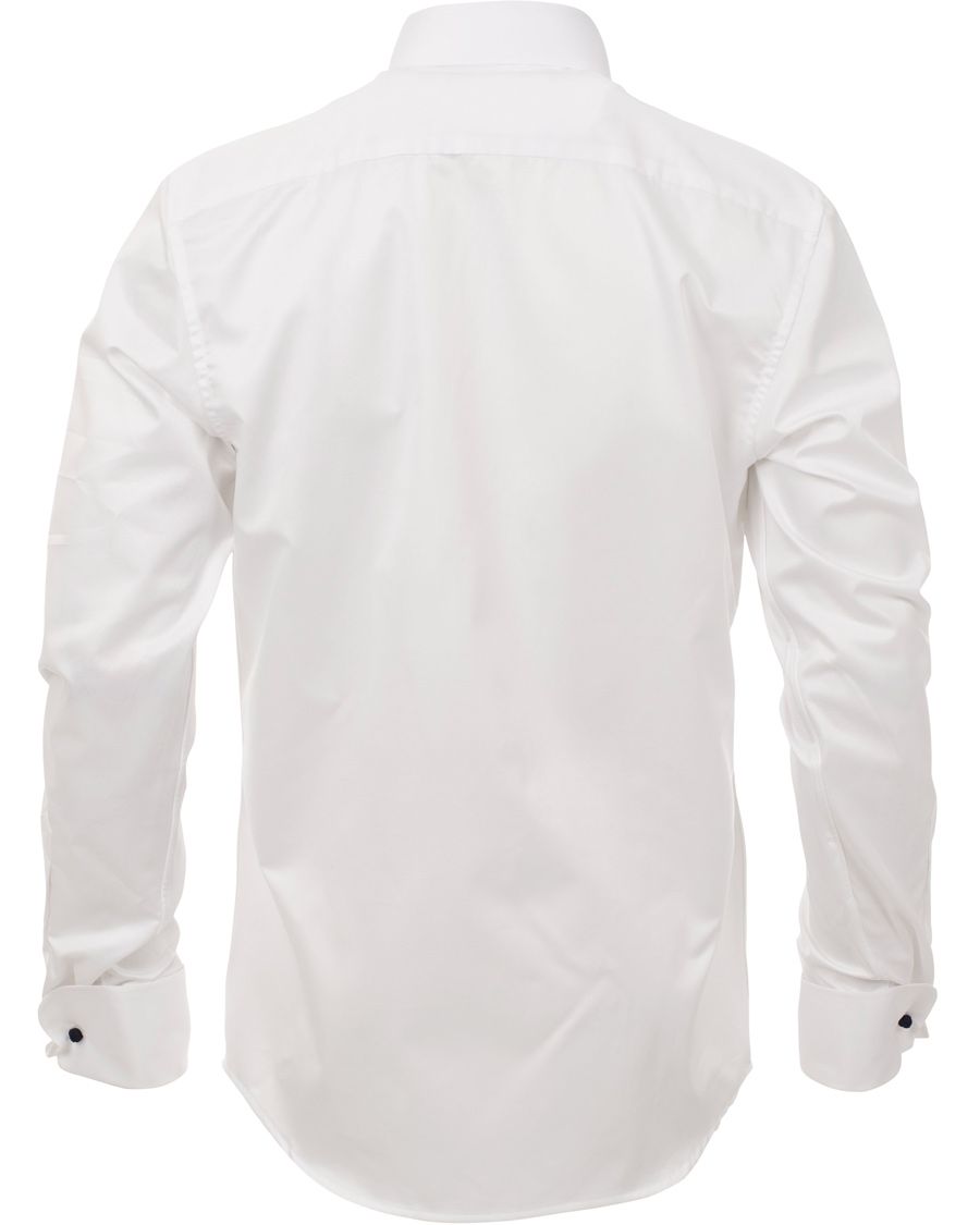 Uomini | Camicie | Stenströms | Slimline Tuxedo Shirt White 43 - XL