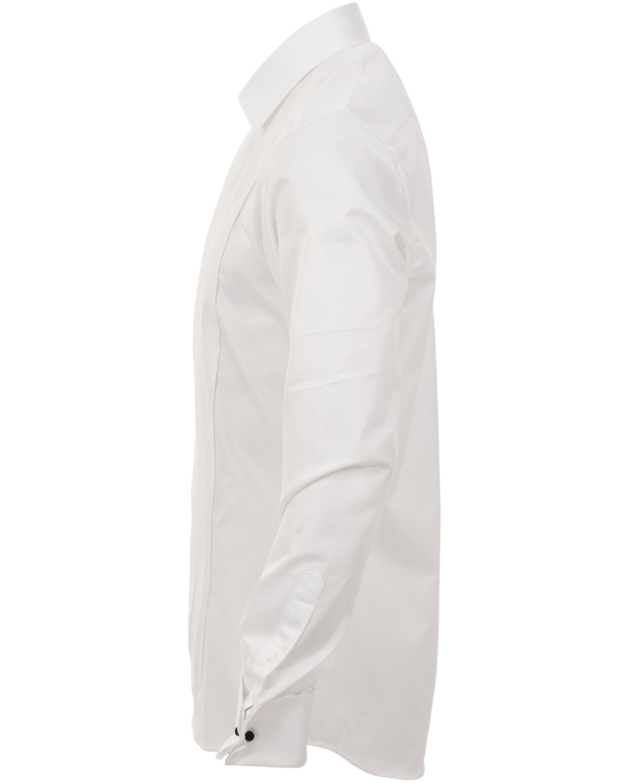 Uomini | Camicie | Stenströms | Slimline Tuxedo Shirt White 43 - XL