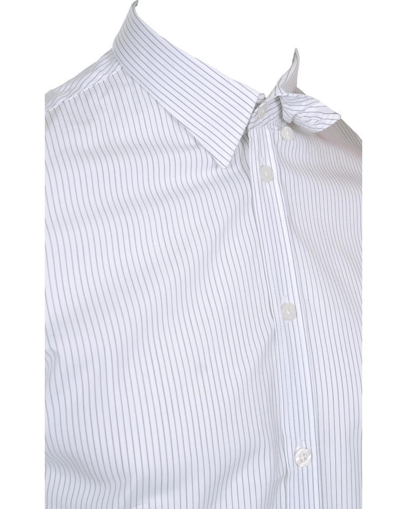 Uomini | Camicie | Filippa K | Paul Stretch Shirt White/Navy