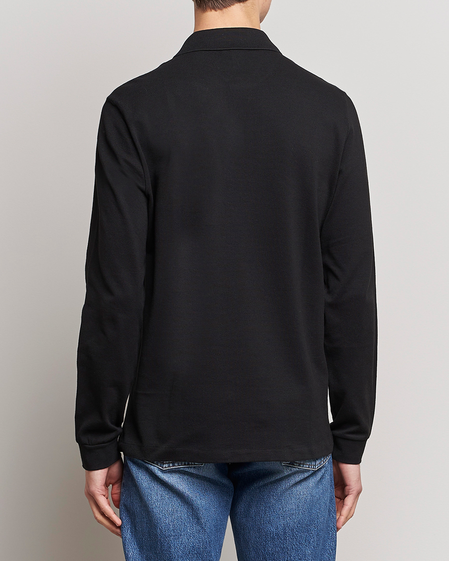 Uomini | Polo | Lacoste | Original Long Sleeve Polo Piké Black