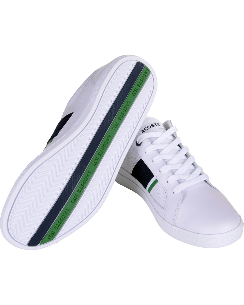 Uomini | Lacoste Europa Cre Sneaker White Dark Blue | Lacoste | Europa Cre Sneaker White Dark Blue