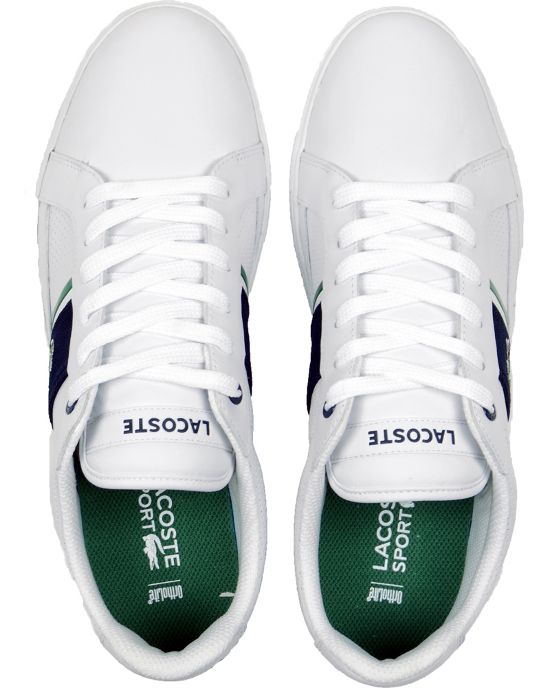 Uomini | Lacoste Europa Cre Sneaker White Dark Blue | Lacoste | Europa Cre Sneaker White Dark Blue