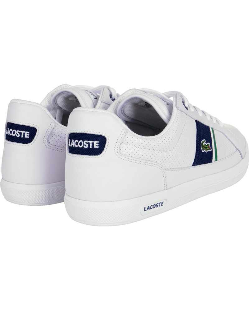 Uomini | Lacoste Europa Cre Sneaker White Dark Blue | Lacoste | Europa Cre Sneaker White Dark Blue