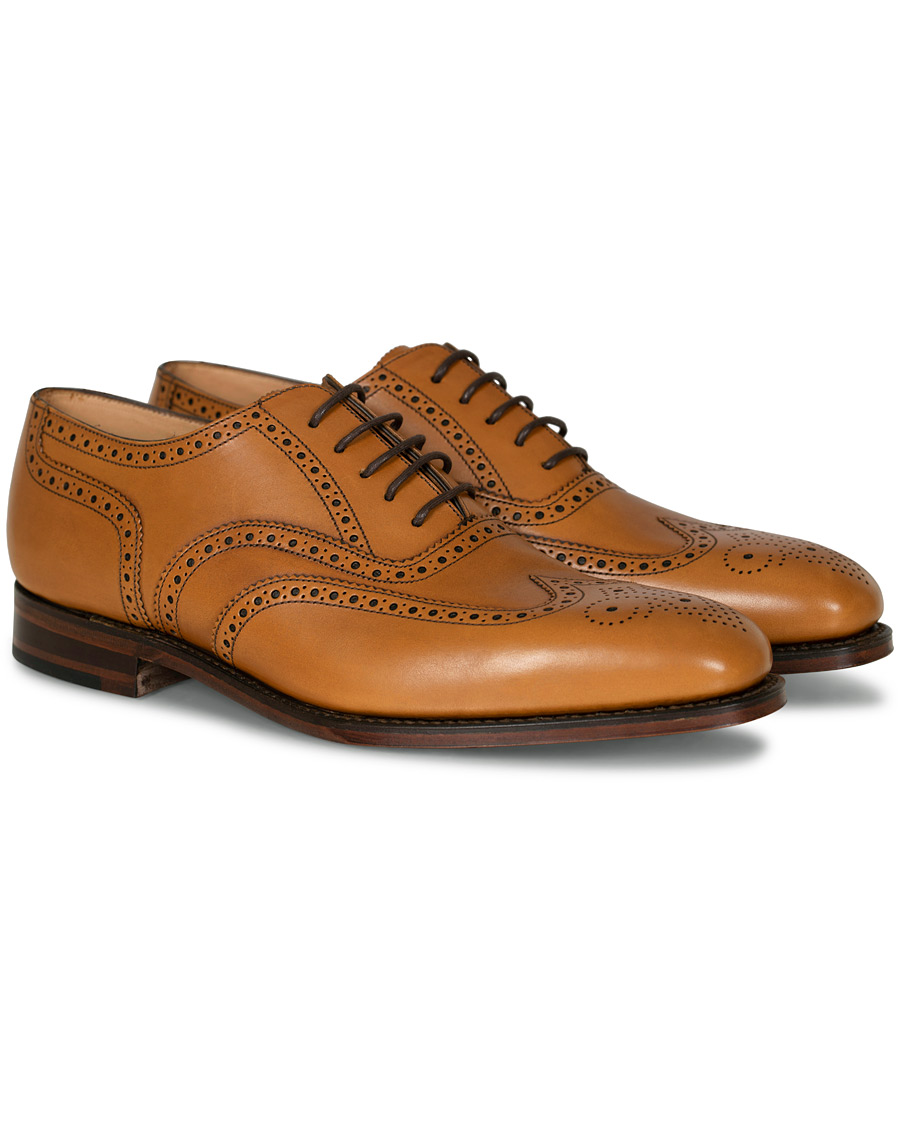 Uomini | Loake 1880 Buckingham Brogue Tan Burnished Calf | Loake 1880 | Buckingham Brogue Tan Burnished Calf