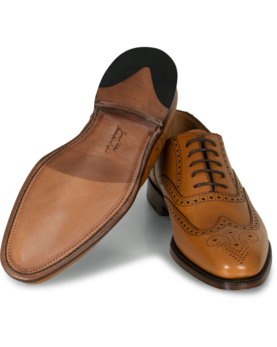Uomini | Loake 1880 Buckingham Brogue Tan Burnished Calf | Loake 1880 | Buckingham Brogue Tan Burnished Calf