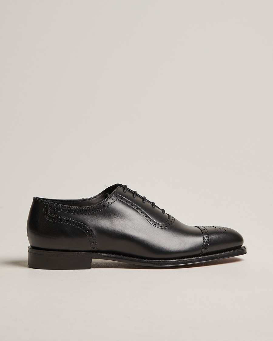 Uomini | Loake 1880 Strand Brogue Black Calf | Loake 1880 | Strand Brogue Black Calf
