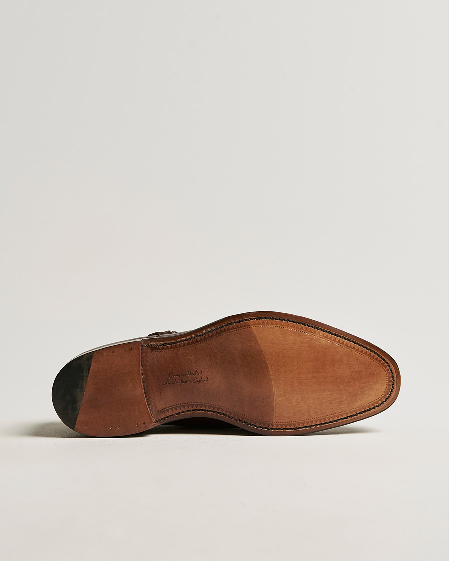 Uomini | Loake 1880 Cannon Monkstrap Dark Brown Burnished Calf | Loake 1880 | Cannon Monkstrap Dark Brown Burnished Calf