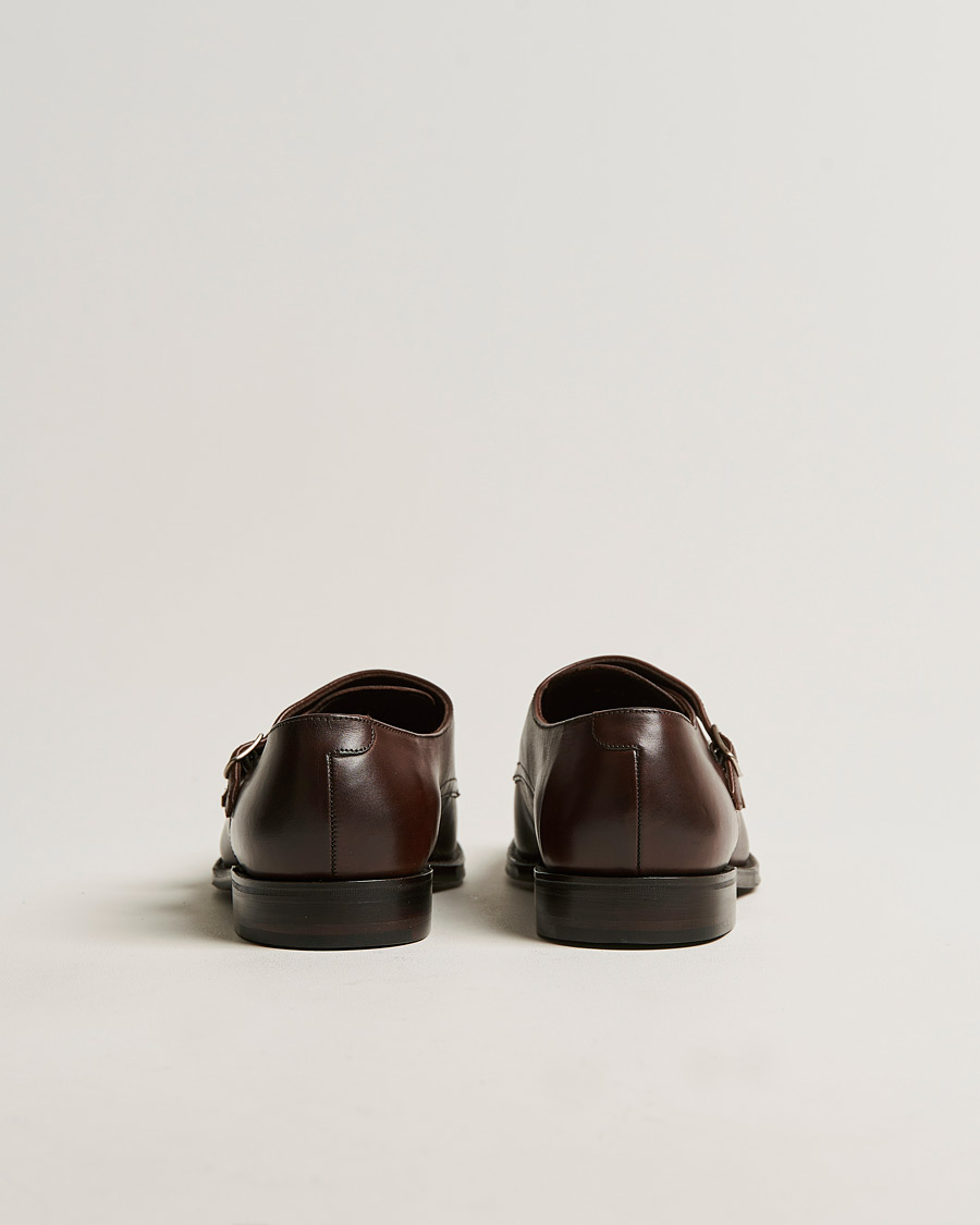 Uomini | Loake 1880 Cannon Monkstrap Dark Brown Burnished Calf | Loake 1880 | Cannon Monkstrap Dark Brown Burnished Calf