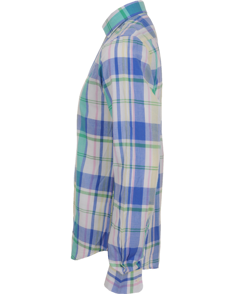 Uomini | Camicie | GANT Rugger | Handloom Madras Shirt Bluebell