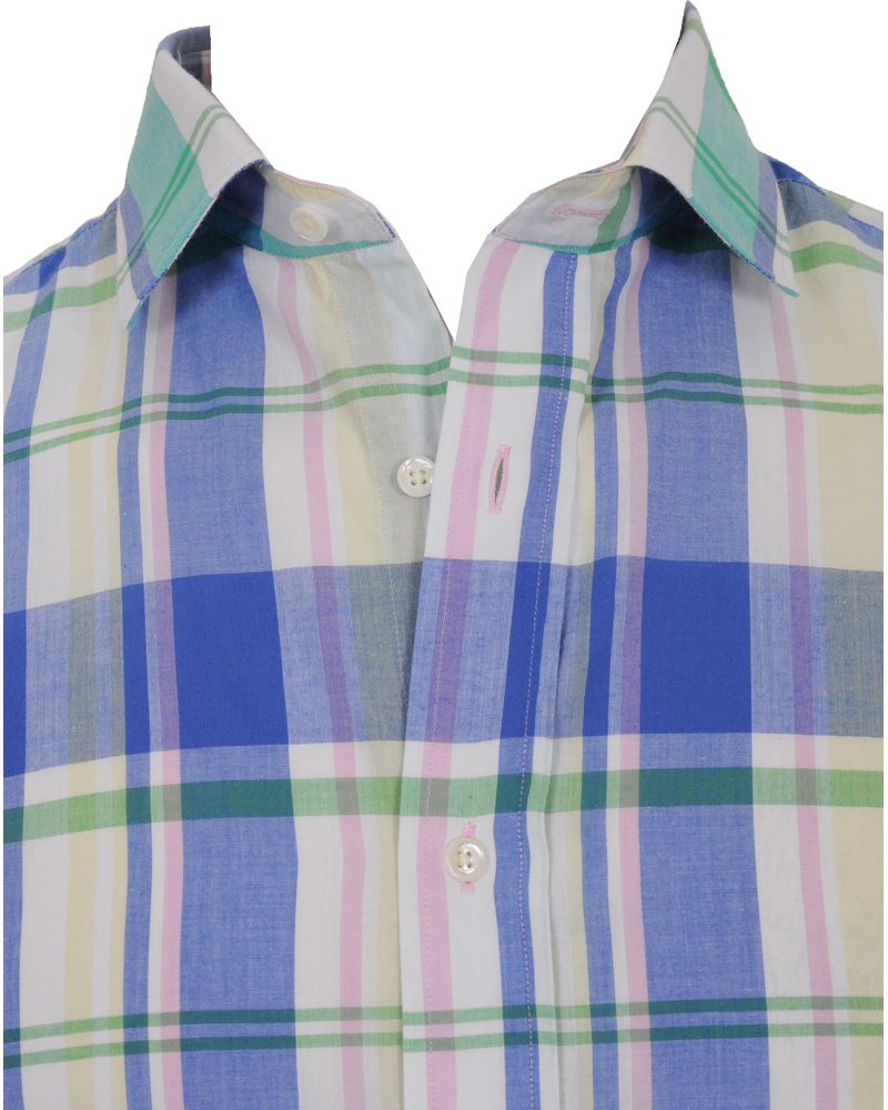 Uomini | Camicie | GANT Rugger | Handloom Madras Shirt Bluebell