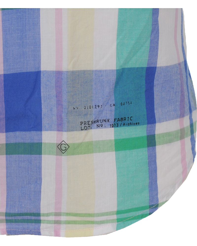 Uomini | Camicie | GANT Rugger | Handloom Madras Shirt Bluebell