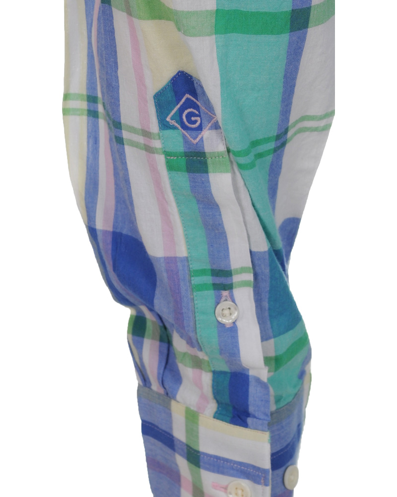 Uomini | Camicie | GANT Rugger | Handloom Madras Shirt Bluebell