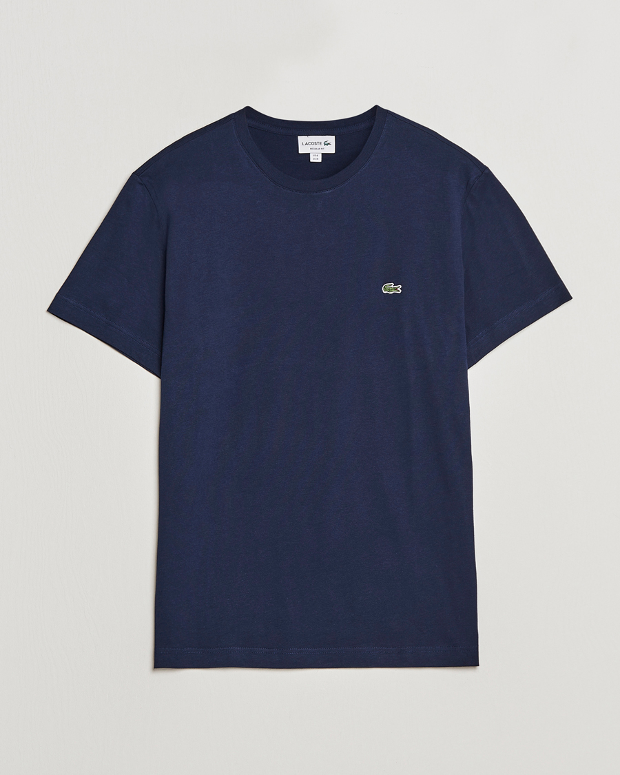 Uomini | T-shirt | Lacoste | Crew Neck T-Shirt Navy