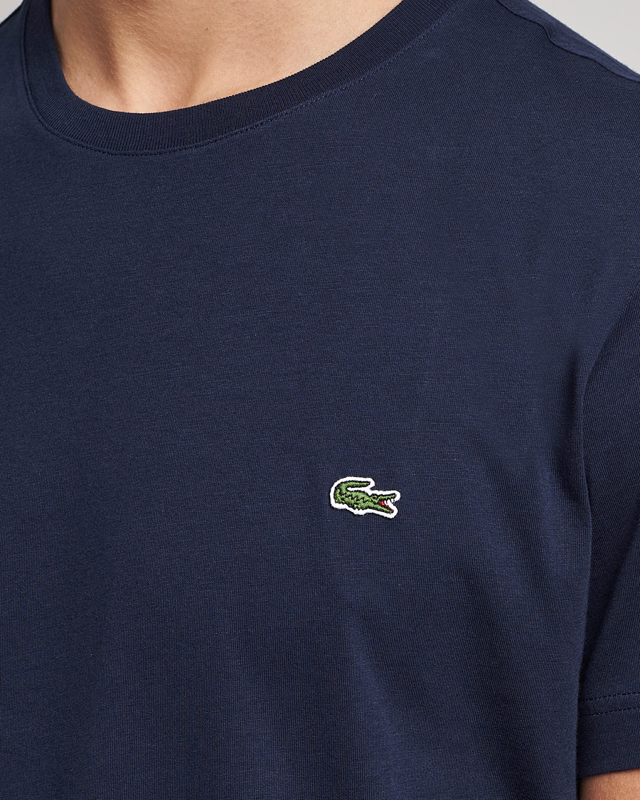 Uomini | T-shirt | Lacoste | Crew Neck T-Shirt Navy
