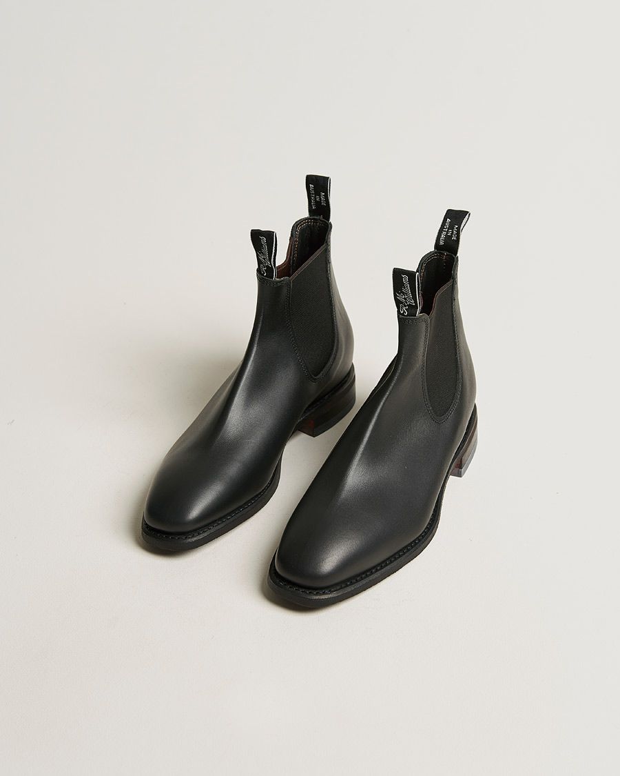 Uomini | R.M.Williams Blaxland G Boot Yearling Black | R.M.Williams | Blaxland G Boot Yearling Black