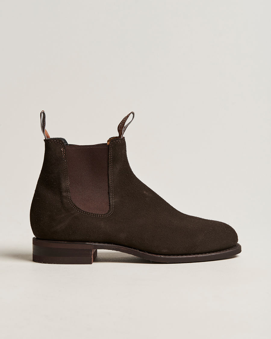 Uomini | R.M.Williams Wentworth G Boot Chocolate Suede | R.M.Williams | Wentworth G Boot Chocolate Suede