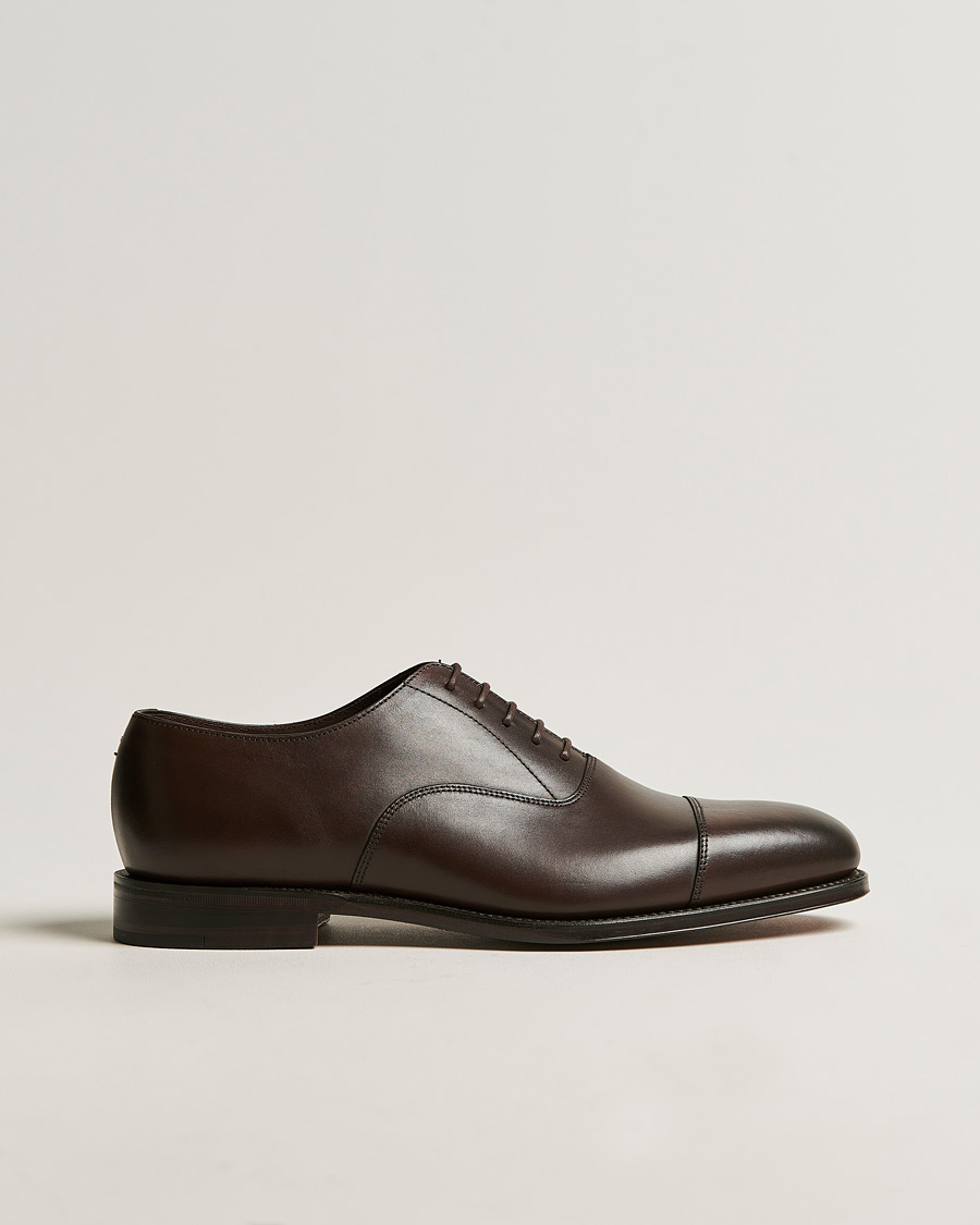 Uomini | Scarpe Oxford | Loake 1880 | Aldwych Oxford Dark Brown Calf