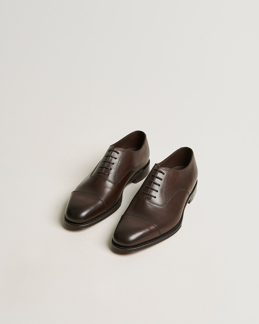 Uomini | Scarpe Oxford | Loake 1880 | Aldwych Oxford Dark Brown Calf