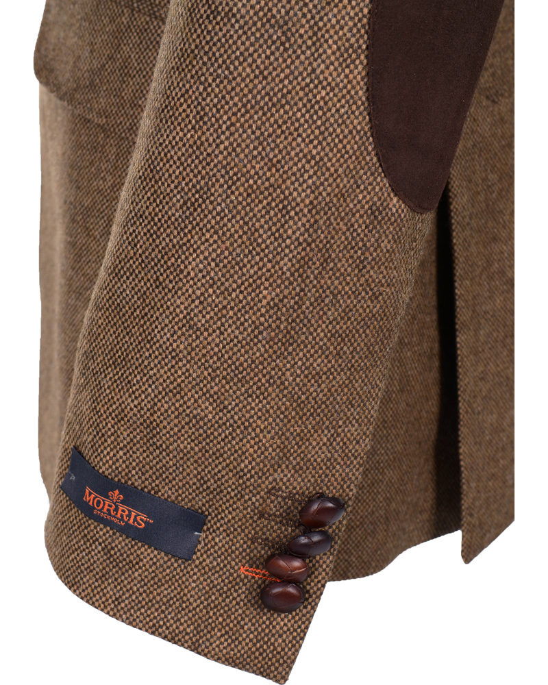 Uomini | Blazers | Morris | Marlow Birds Eye Blazer Brown