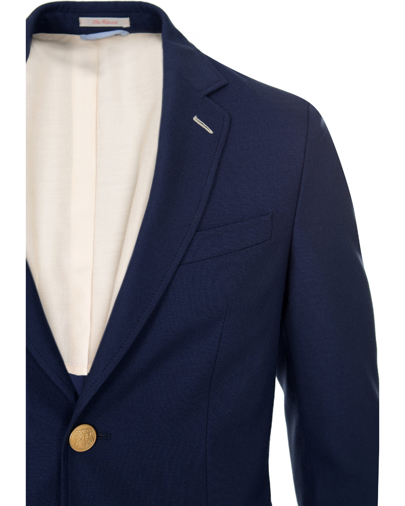 Uomini | Blazers | GANT Rugger | The Hopsack Jacket Navy
