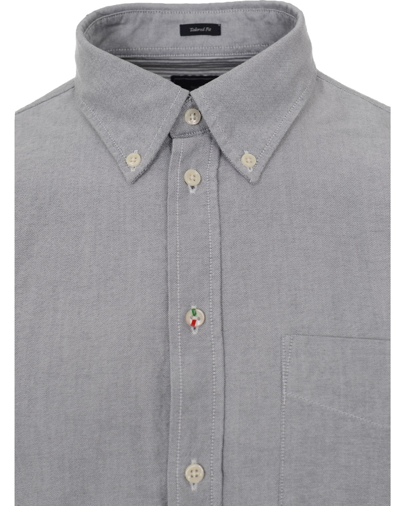 Uomini | Camicie | Boomerang | Tailored Fit B.D Oxford Shirt Grey Melange