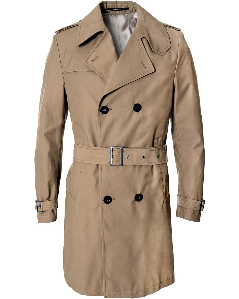 Uomini | Giacche | Tiger of Sweden | Gil 3 Trenchcoat Khaki