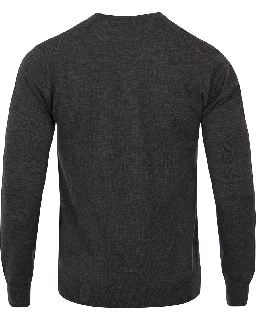 Uomini | Maglieria | Tiger of Sweden | Harvard V-Neck Pullover Dark Grey