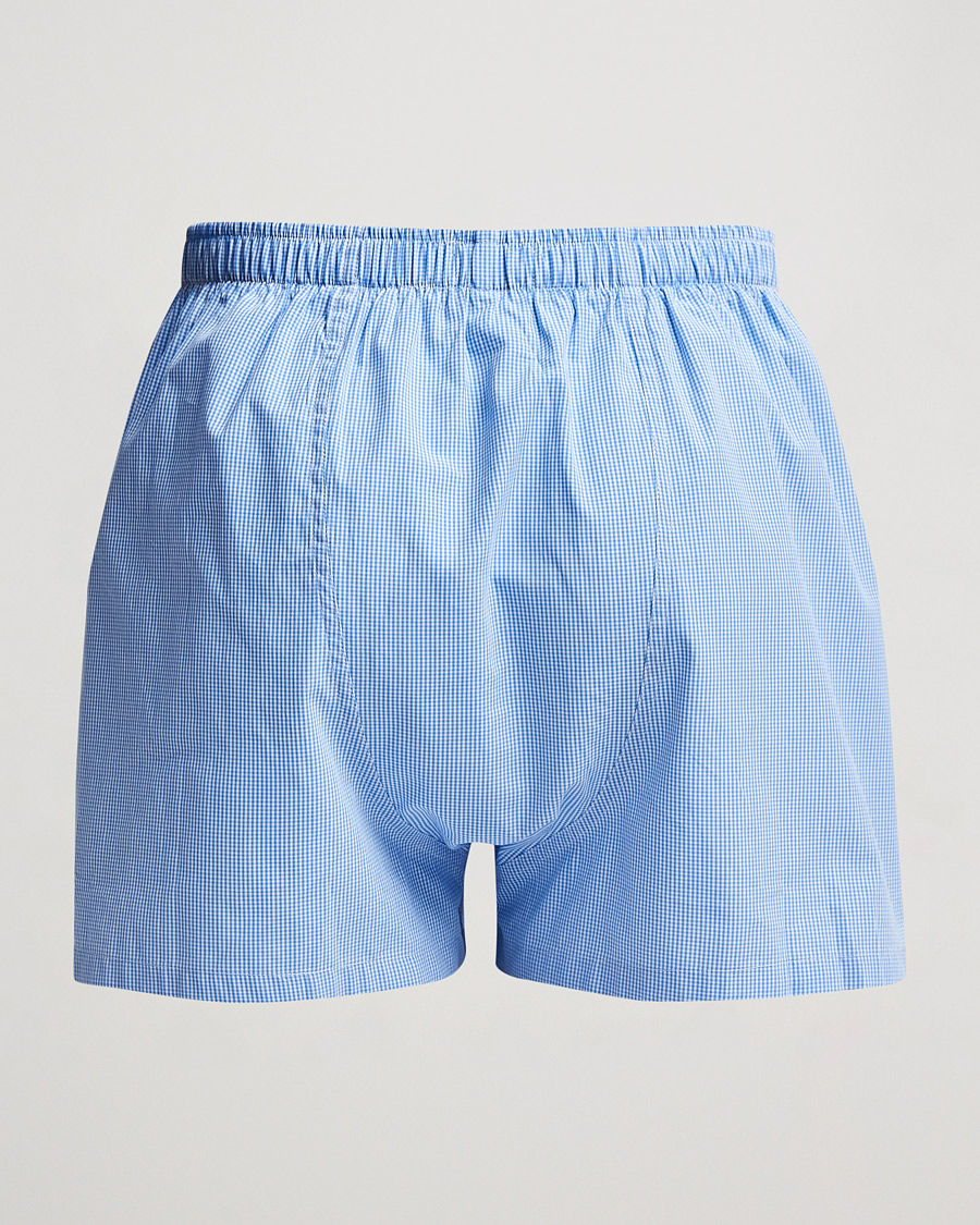 Uomini | Biancheria intima | Polo Ralph Lauren | Woven Boxer Blue Gingham Blue