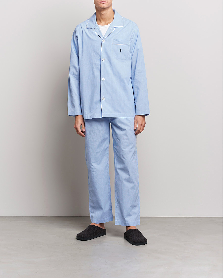 Uomini | Accappatoi & Pigiami | Polo Ralph Lauren | Pyjama Set Mini Gingham Blue