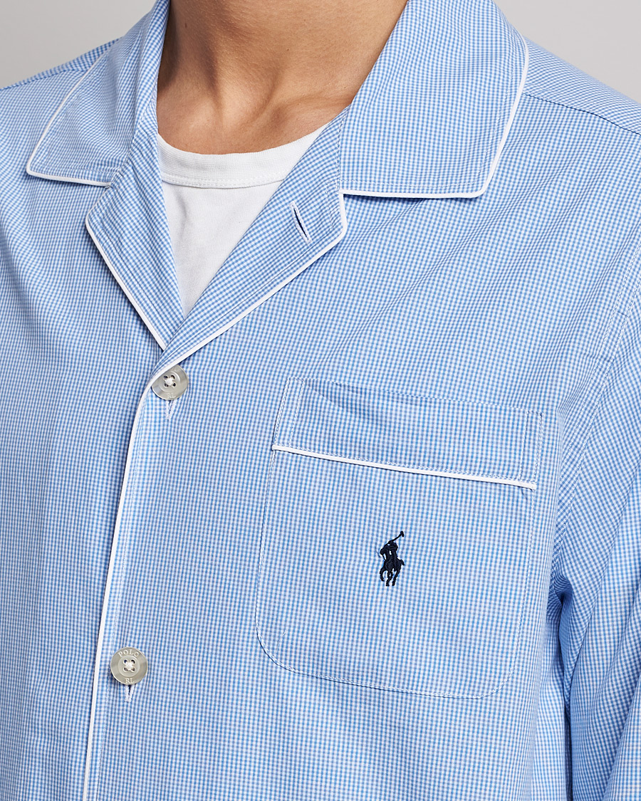 Uomini | Accappatoi & Pigiami | Polo Ralph Lauren | Pyjama Set Mini Gingham Blue