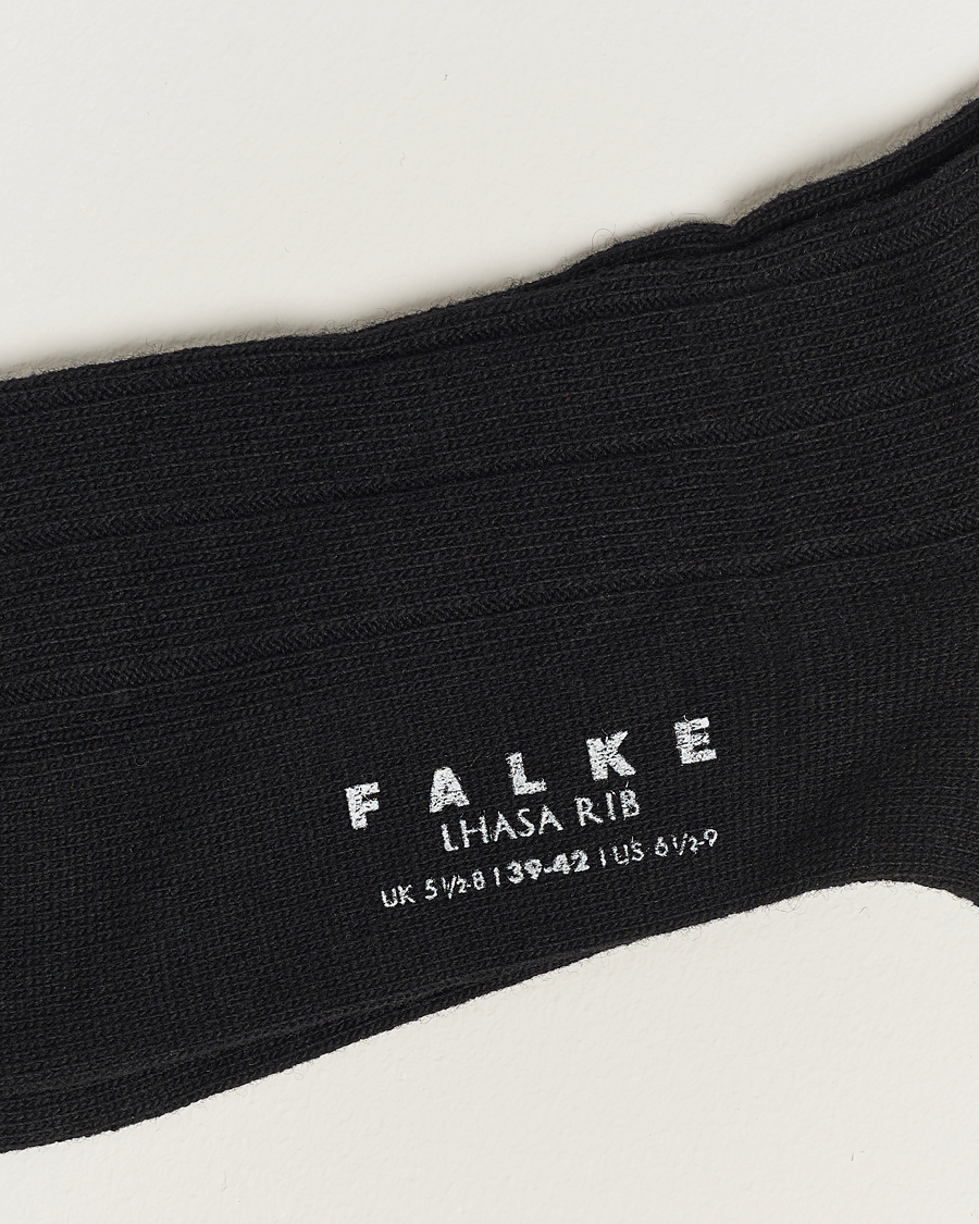 Uomini | Biancheria intima | Falke | Lhasa Cashmere Socks Black