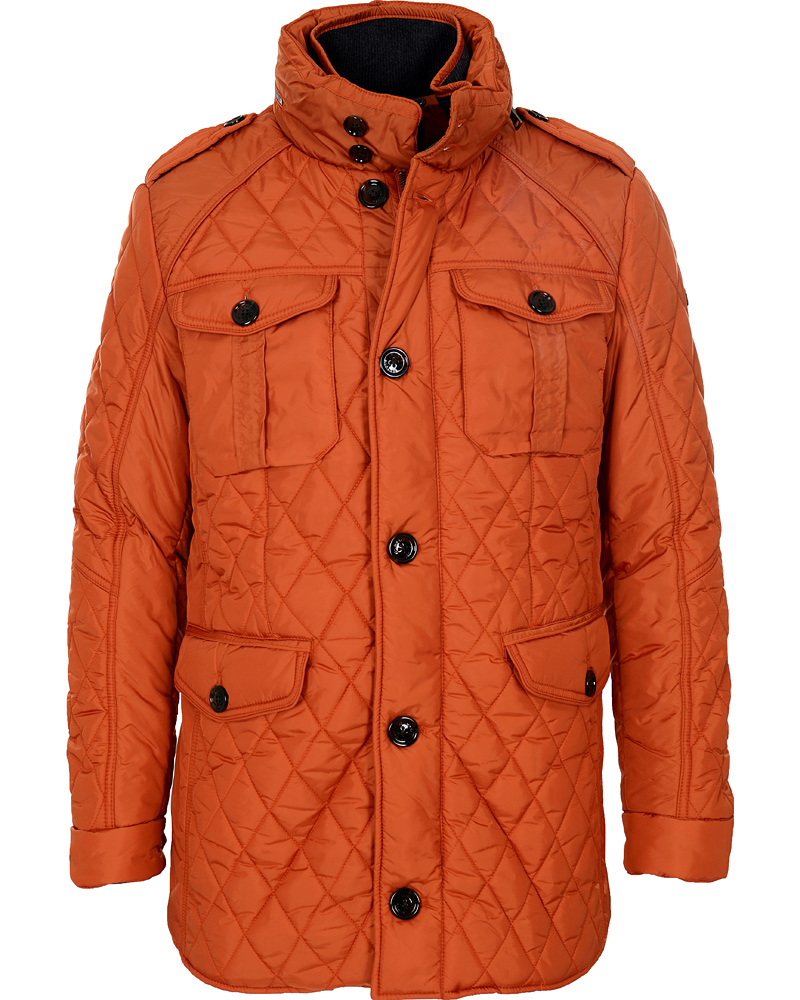 Uomini | Giacche | Hackett | Holborn Quilted Jacket Rust