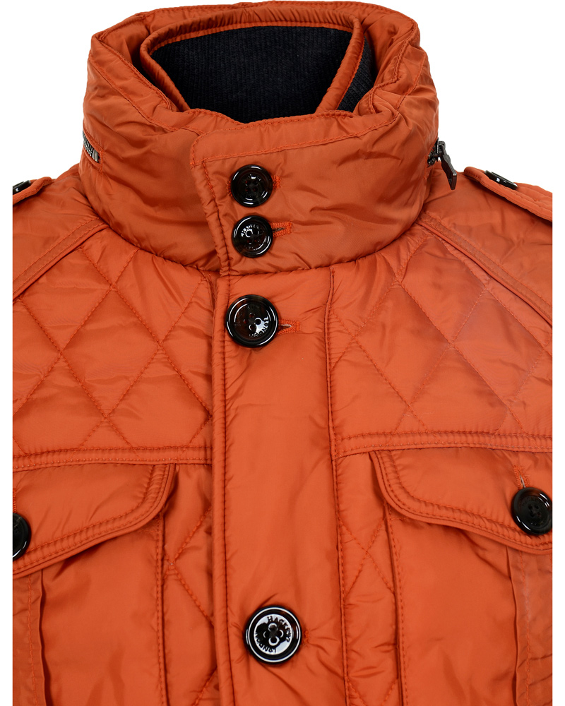 Uomini | Giacche | Hackett | Holborn Quilted Jacket Rust