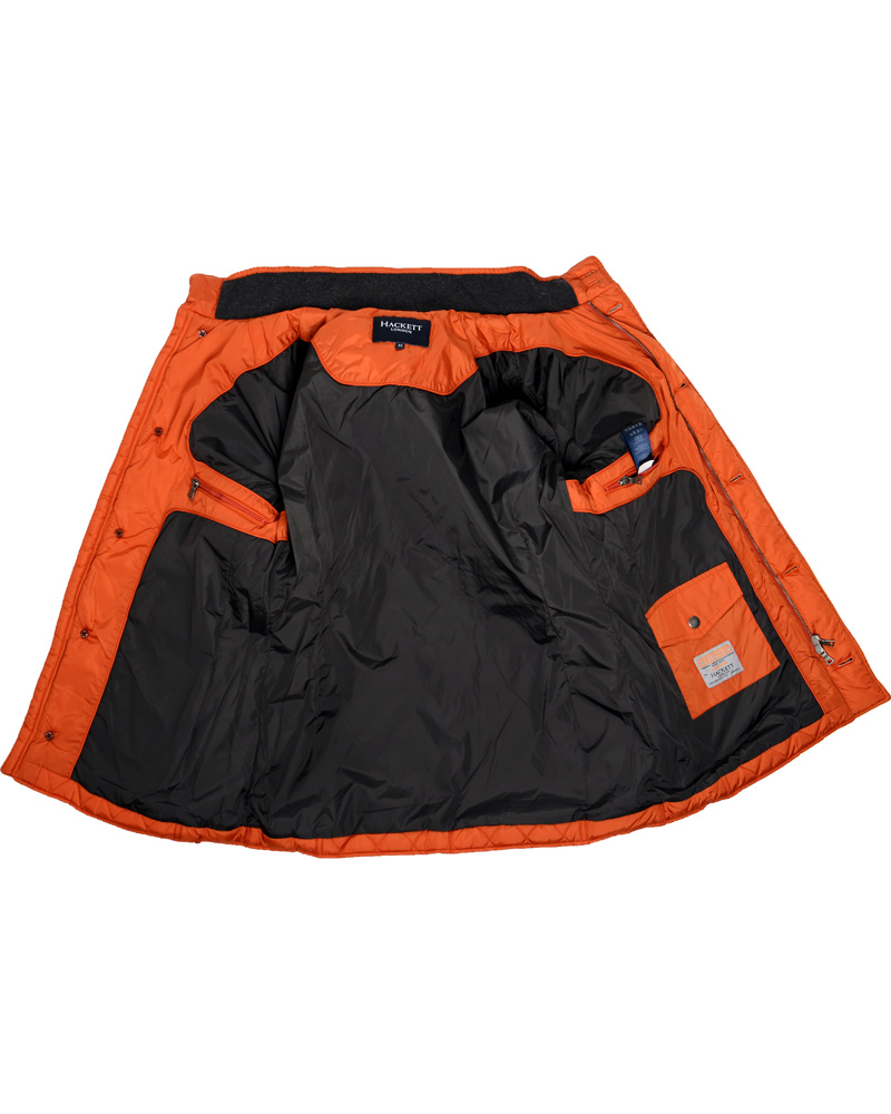 Uomini | Giacche | Hackett | Holborn Quilted Jacket Rust