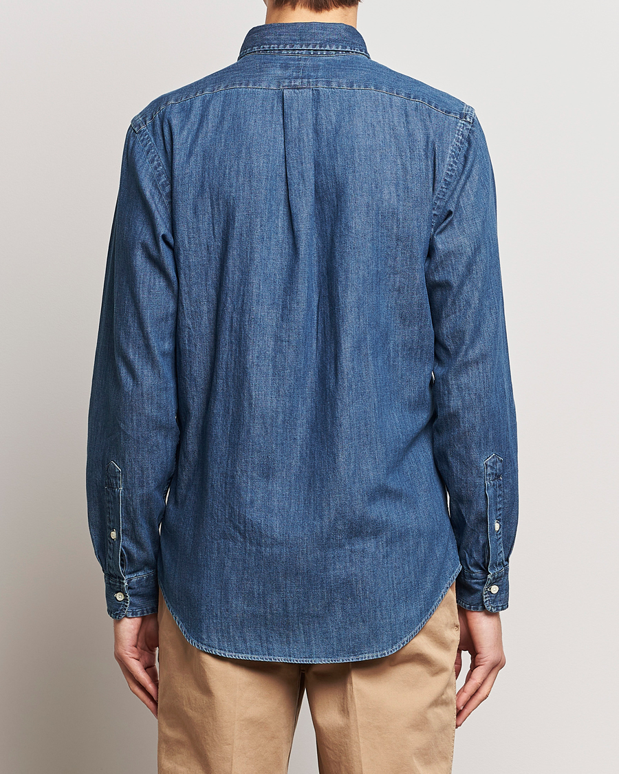 Uomini | Camicie | Polo Ralph Lauren | Custom Fit Shirt Denim Dark Wash