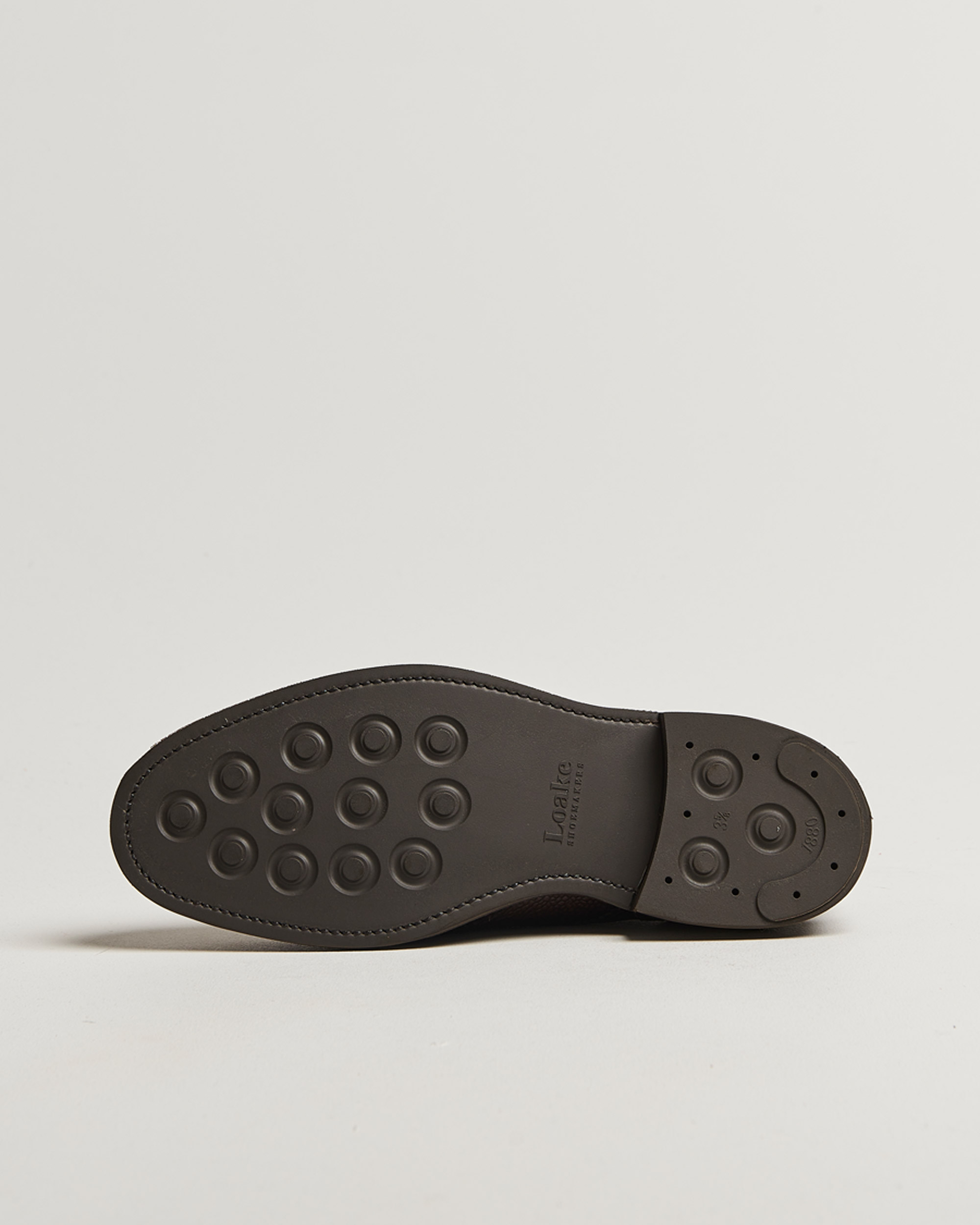 Uomini | Brogues | Loake 1880 | Badminton Brogue Dark Brown Grain